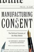 Book cover from Manufacturing Consent by Noam Chomsky
